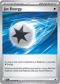 Pokemon Paldea Evolved Jet Energy - 190