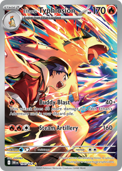 Pokemon Destined Rivals Ethan's Typhlosion - 190