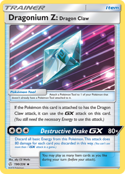 Pokemon Cosmic Eclipse Dragonium Z: Dragon Claw - 190