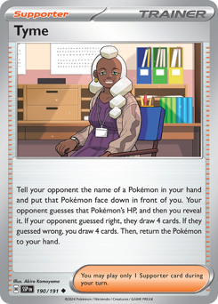 Pokemon Surging Sparks Tyme - 190