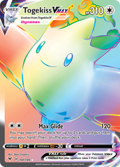 Pokemon Vivid Voltage Togekiss VMAX - 191