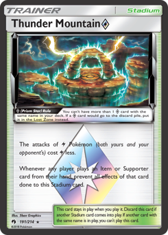 Pokemon Lost Thunder Thunder Mountain ◇ - 191