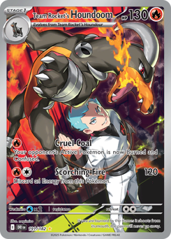 Pokemon Destined Rivals Team Rocket's Houndoom - 191