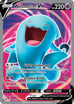 Pokemon Sword & Shield Wobbuffet V - 191