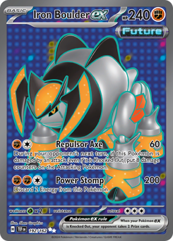 Pokemon Temporal Forces Iron Boulder ex - 192