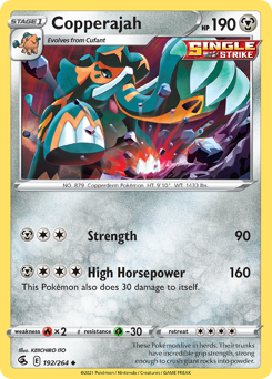 Pokemon Fusion Strike Copperajah - 192