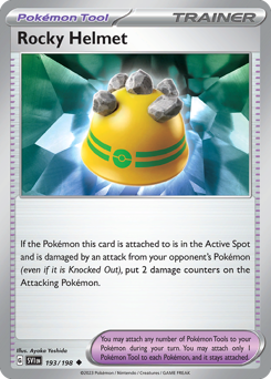 Pokemon Scarlet & Violet Rocky Helmet - 193