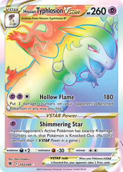 Pokemon Astral Radiance Hisuian Typhlosion VSTAR - 193
