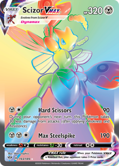 Pokemon Darkness Ablaze Scizor VMAX - 193