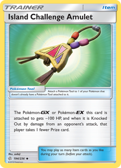 Pokemon Cosmic Eclipse Island Challenge Amulet - 194