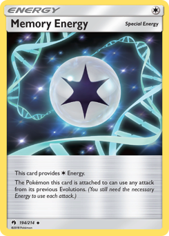 Pokemon Lost Thunder Memory Energy - 194
