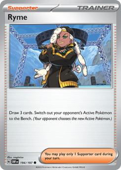 Pokemon Obsidian Flames Ryme - 194