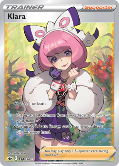 Pokemon Chilling Reign Klara - 194