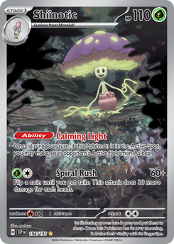 Pokemon Surging Sparks Shiinotic - 194