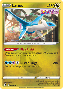 Pokemon Fusion Strike Latios - 194