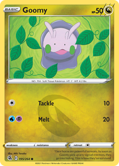 Pokemon Fusion Strike Goomy - 195