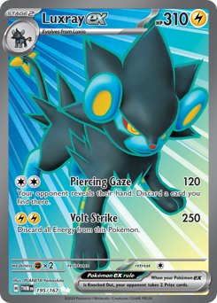 Pokemon Twilight Masquerade Luxray ex - 195