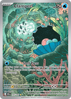 Pokemon Destined Rivals Clamperl - 195