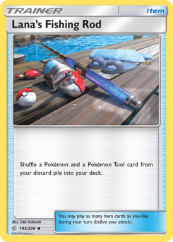 Pokemon Cosmic Eclipse Lana's Fishing Rod - 195