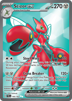 Pokemon Temporal Forces Scizor ex - 195
