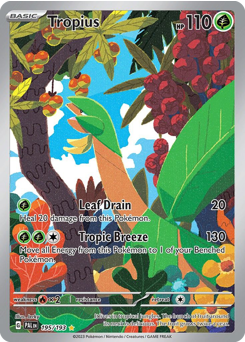 Pokemon Paldea Evolved Tropius - 195