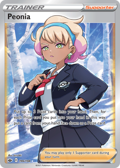 Pokemon Chilling Reign Peonia - 196