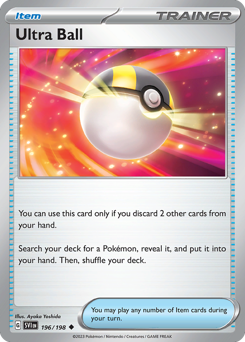 Pokemon Scarlet & Violet Ultra Ball - 196