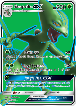 Pokemon Lost Thunder Sceptile-GX - 196