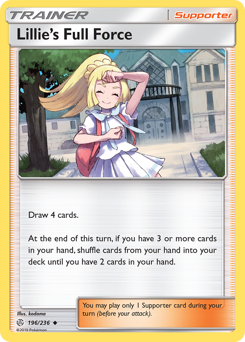 Pokemon Cosmic Eclipse Lillie's Full Force - 196
