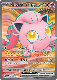 Pokemon Twilight Masquerade Scream Tail ex - 197