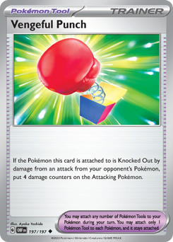Pokemon Obsidian Flames Vengeful Punch - 197