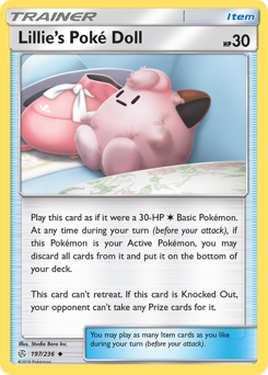 Pokemon Cosmic Eclipse Lillie's Poké Doll - 197