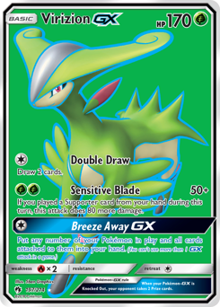Pokemon Lost Thunder Virizion-GX - 197