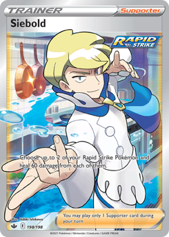Pokemon Chilling Reign Siebold - 198