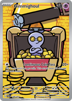 Pokemon Paradox Rift Gimmighoul - 198