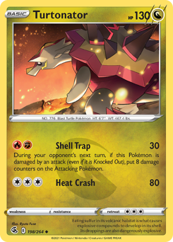 Pokemon Fusion Strike Turtonator - 198