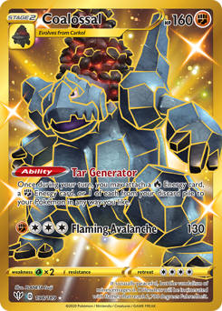 Pokemon Darkness Ablaze Coalossal - 198