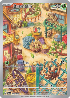 Pokemon Paldea Evolved Bramblin - 198