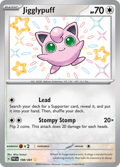 Pokemon Paldean Fates Jigglypuff - 198