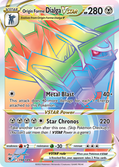 Pokemon Astral Radiance Origin Forme Dialga VSTAR - 198