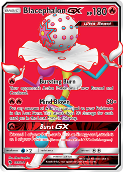 Pokemon Lost Thunder Blacephalon-GX - 199
