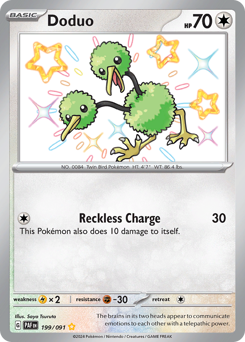 Pokemon Paldean Fates Doduo - 199