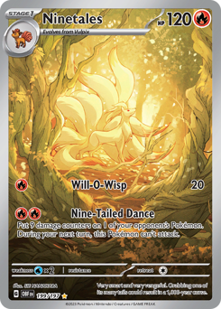 Pokemon Obsidian Flames Ninetales - 199