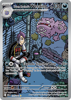 Pokemon Destined Rivals Team Rocket's Weezing - 199