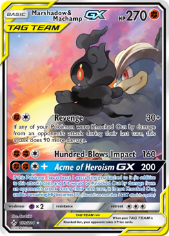 Pokemon Unbroken Bonds Marshadow & Machamp-GX - 199