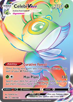 Pokemon Chilling Reign Celebi VMAX - 199