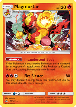 Pokemon Ultra Prism Magmortar - 19