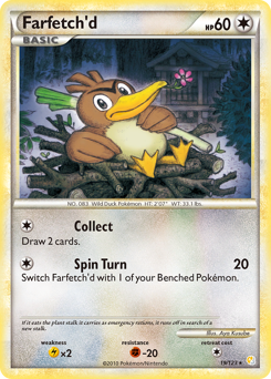 Pokemon HeartGold & SoulSilver Farfetch'd - 19