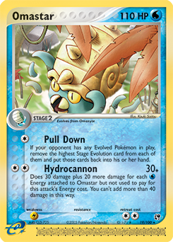 Pokemon Sandstorm Omastar - 19