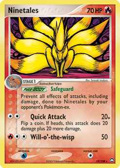Pokemon Power Keepers Ninetales - 19